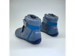 Modré barefoot teplé topánky D.D.Step DVB222-W063-740
