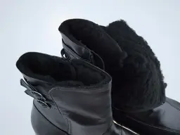 Čierne trendy členkové topánky Panda 415125