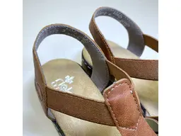 Hnedé letné sandále Rieker 62918-22