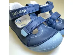 Modré kožené polosandále D.D.Step DJB022-H015-403W