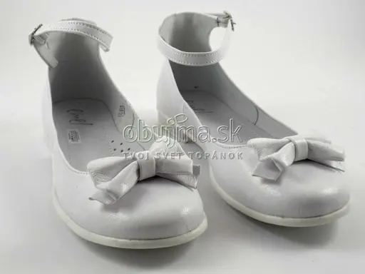 Detské elegantné sviatočné sandálky s mašlou EMEL