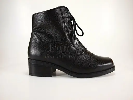 Trendy čierna pohodlná topánka Lusk Partizanske