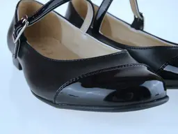 Čierne spoločenské sandálky s mašľou EVA