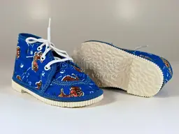 Chlapčenské textilné šnurovacie papučky Manik 2001-00CH