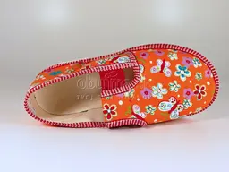 Krásne textilné dievčenské papučky Manik 2001-03D