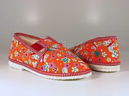 Krásne textilné dievčenské papučky Manik 2001-03D