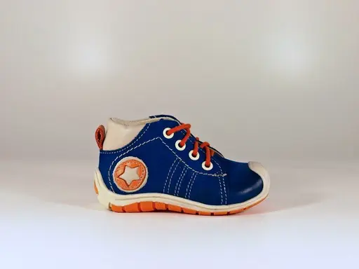 Neodolateľné modro oranžové topánočky Emel