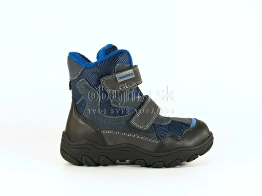 Fešácke modro sivé teplé členkové topánky Protetika Tyrso