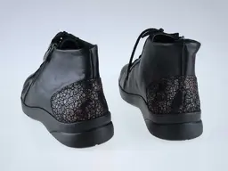 Vychádzkové čierne topánky Alpina 7L91-1