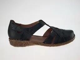 Čierne letné sandále Josef Seibel 79529-60