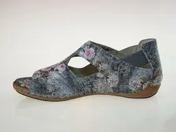 Širšie kvetinkové letné sandále Waldlaufer