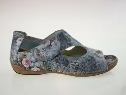 Širšie kvetinkové letné sandále Waldlaufer