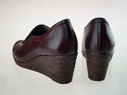 Bordové vychádzkové poločlenkové topánky EVA