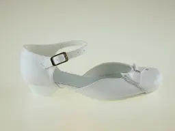 Biele sandále s mašličkou EVA KMK104-10