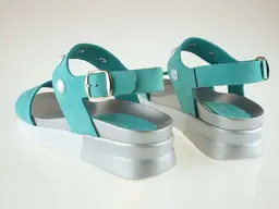 Tyrkysové krásne sandále Presso