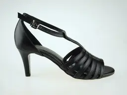 Elegantné čierne sandále EVA A4621