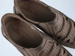 Hnedé fešné sandále Askor A595L