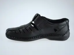 Čierne fešné sandále Askor A85