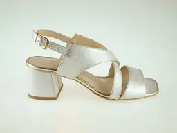 Očarujúce bielo zlaté sandálky Laura Messi LM1912-AU