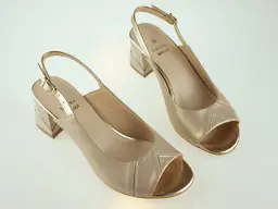 Elegantné zlaté sandálky Laura Messi LM1996-AU