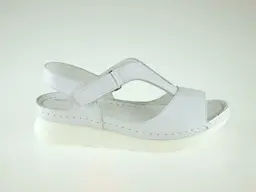 Vychádzkové biele sandále EVA K2980XC-10