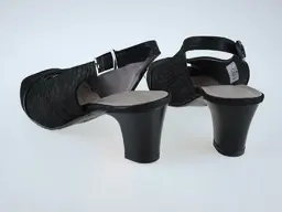 Čierne módne sandále EVA K2953/5023-60V
