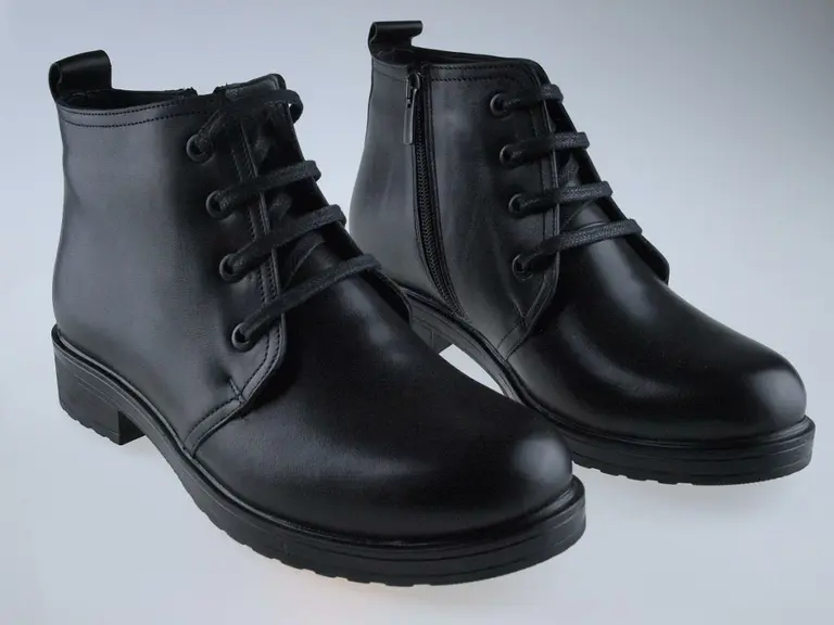 Čierne teplé topánky EVA 81303-60