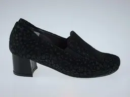 Trendy čierne poltopánky EVA K3027/4513-60