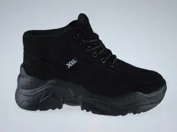 Štýlové čierne ľahučké botasky XTI SCS49492