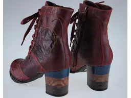 Čarovné bordové členkové topánky Laura Vita GUCEPEO04