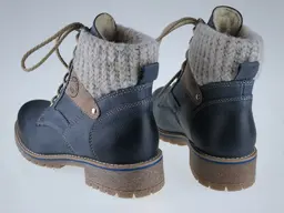 Modré vychádzkové teplé topánky Fabianni ASP1015-90