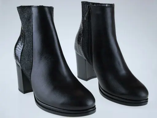 Čierne elegantné topánky EVA K3011-60