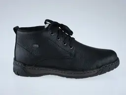 Texové čierne teplé topánky Rieker B0349-00