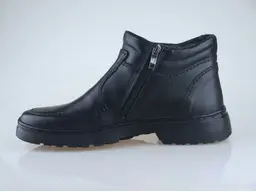 Čierne teplé pohodlné topánky EVA A246-60