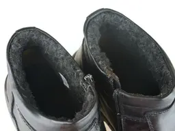 Čierne teplé pohodlné topánky EVA A246-60