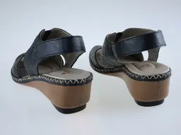 Tmavo modré letné sandále Rieker 66195-14