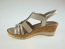 Zlaté letné sandále Remonte D4759-60