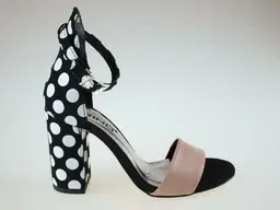 Čierno biele letné sandále Karino ASP2983