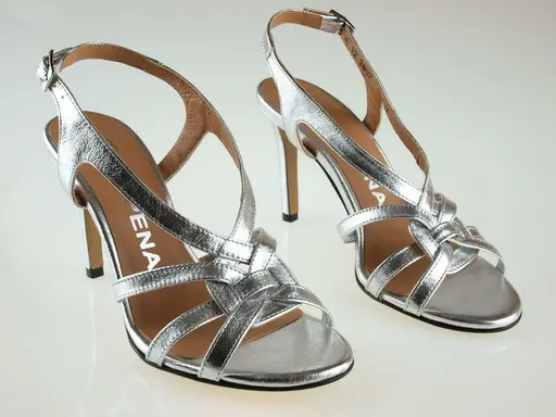 Elegantné strieborné sandále Aspena ASP2002
