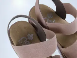 Ružové letné sandále Rieker V4422-31