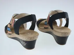 Farebné letné sandále Rieker V2418-14