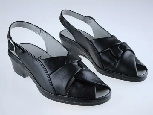 Čierne letné sandále Portania 4X-1154-60