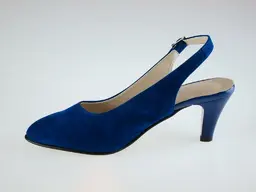 Modré semišové sandále EVA M876-86