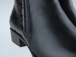 Čierne teplé členkové topánky Remonte D6871-01