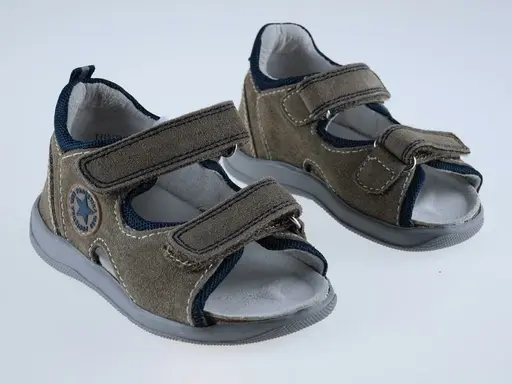 Hnedo modré zdravotné sandále Protetika T115A-40