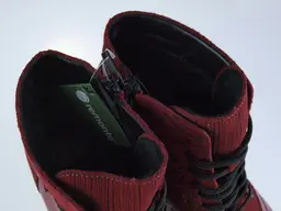 Bordové teplé členkové topánky Remonte D5470-35