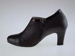 Očarujúce bordové členkové topánky Aspena ASPPES2058