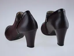 Očarujúce bordové členkové topánky Aspena ASPPES2058