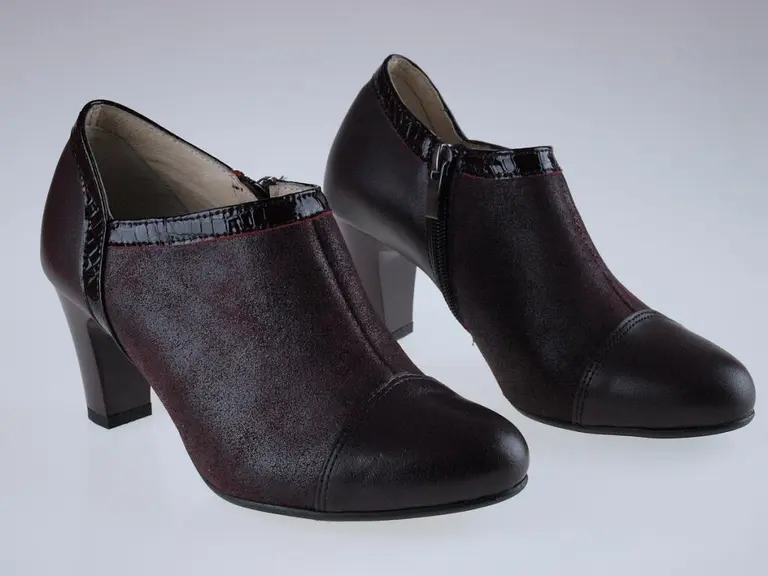 Očarujúce bordové členkové topánky Aspena ASPPES2058 Očarujúce bordové členkové topánky Aspena ASPPES2058