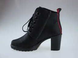 Čierne očarujúce topánky Rieker Y2532-00